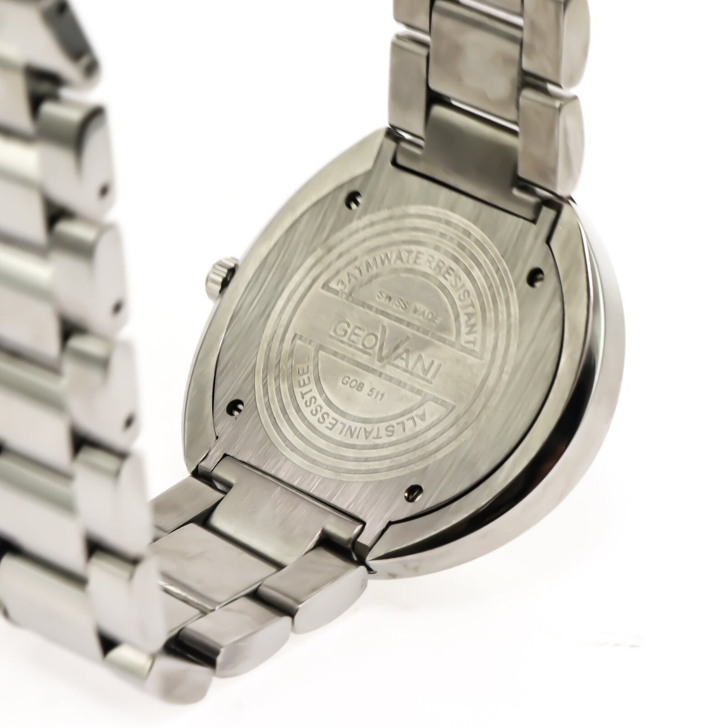Geovani  • Swiss Watch • Stainless Steel • 44mm • Quartz • 3ATM • GOB511