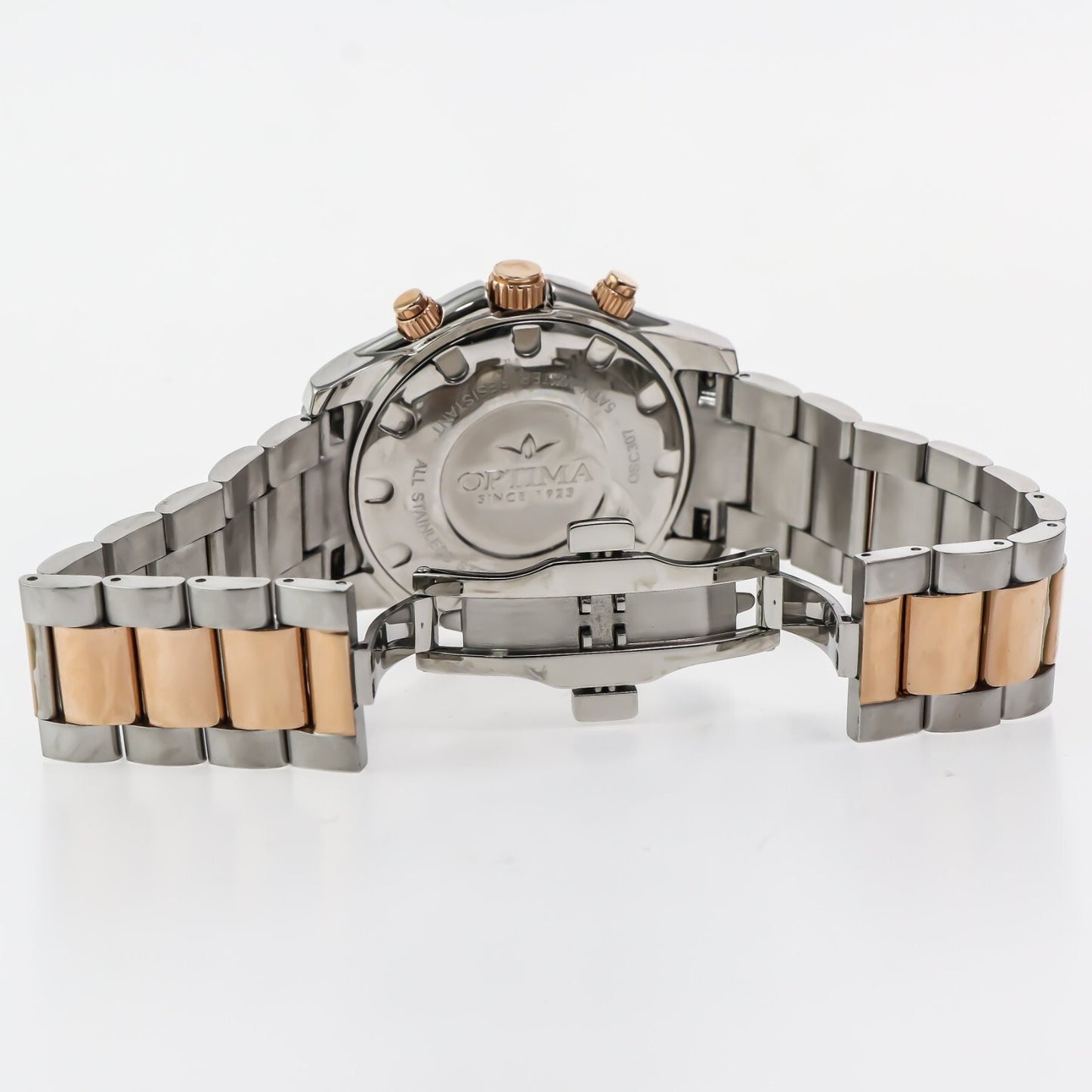 Optima • Swiss Chronograph Watch • Stainless Steel Quartz • 5ATM • OSC307