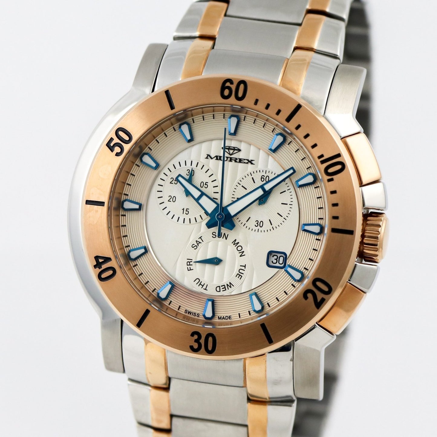 Murex • Swiss Chronograph Watch • Stainless Steel • Quartz • 48mm • MUC578