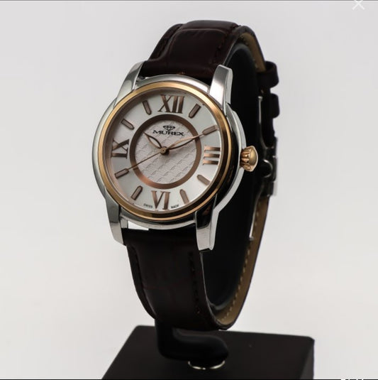 Murex • Swiss Watch • Stainless Steel Rose Gold Quartz • 39x45mm • 5ATM • MUL550