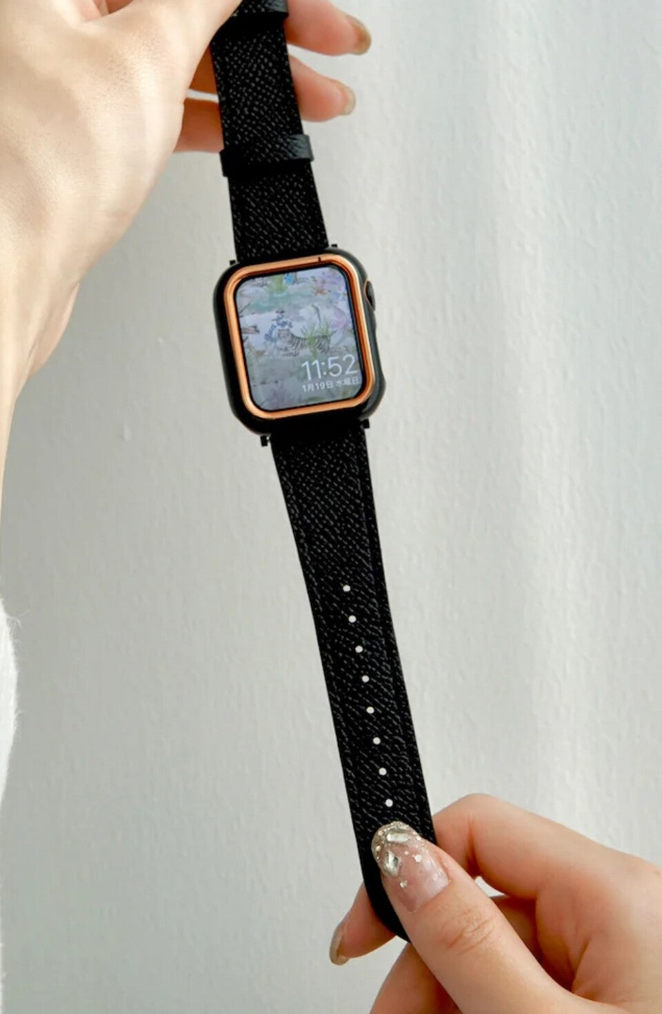 Vintage Retro Palmar Leather Strap • Compatible Apple Watch • 38/40/41mm