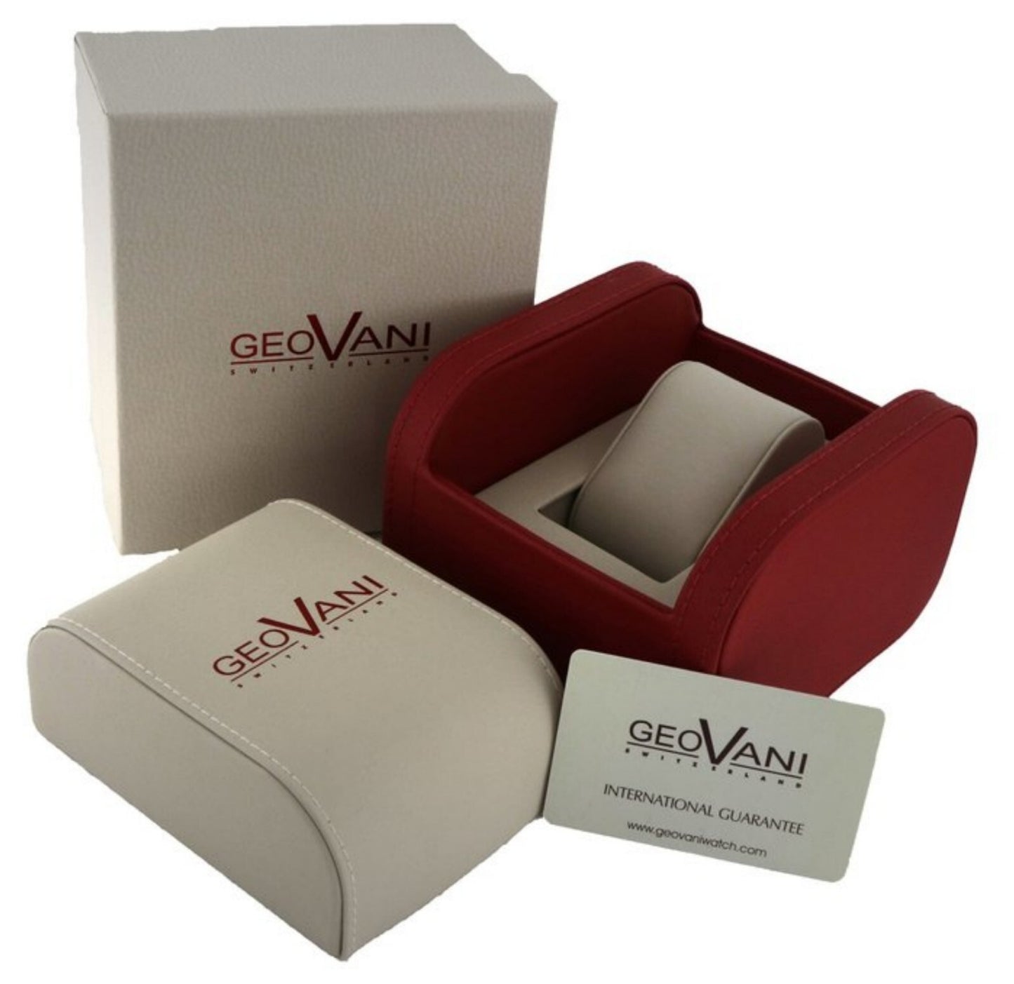 Geovani • Swiss Watch • Stainless Steel PVD Gold • 42.90mm • Quartz 3ATM •GOB503