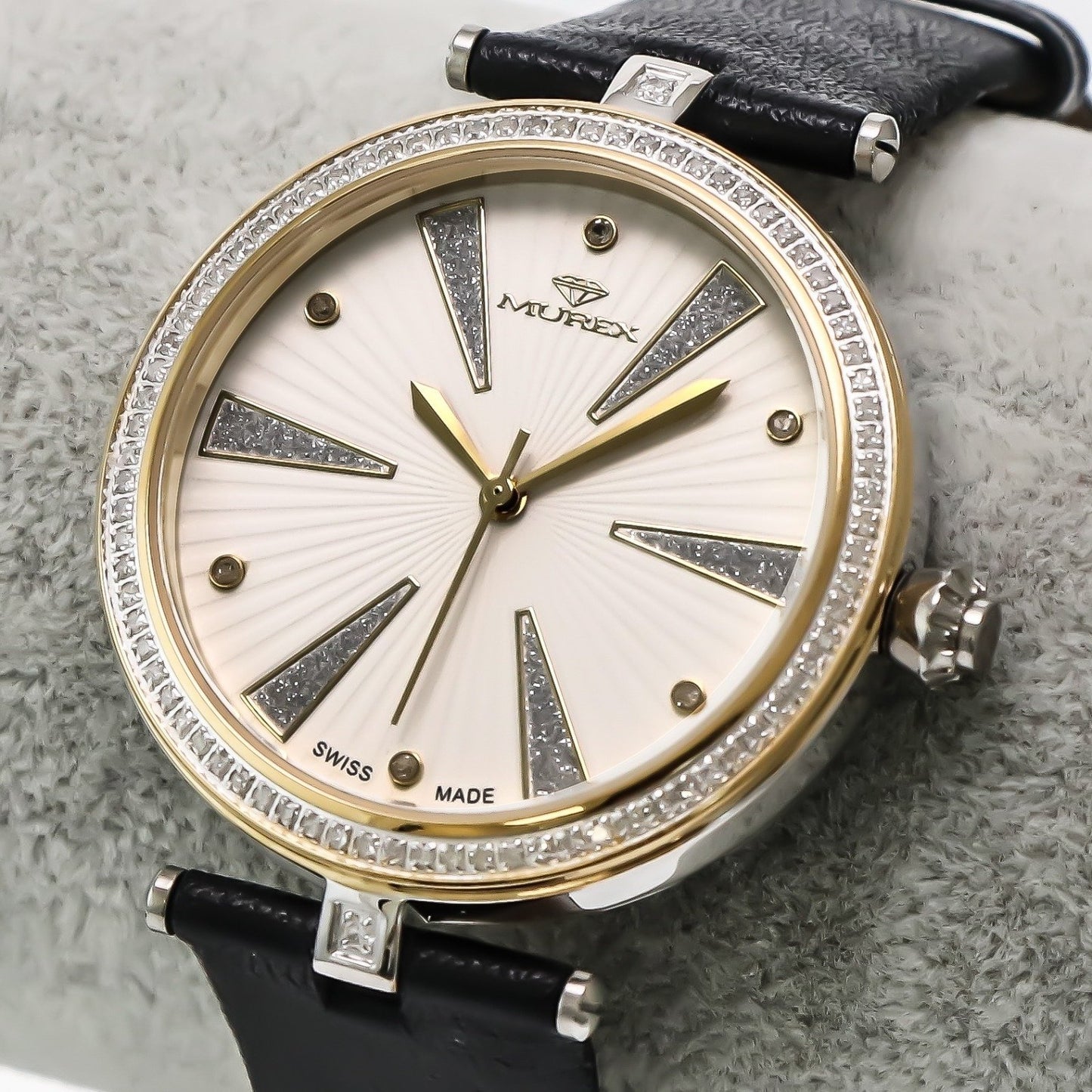 Murex • Swiss Diamond Watch • 88 White Diamonds 0.52ct • Quartz • MUL525