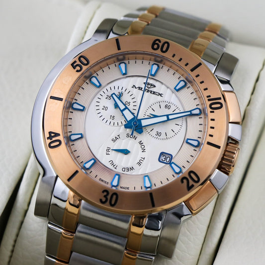 Murex • Swiss Chronograph Watch • Stainless Steel • Quartz • 48mm • MUC578