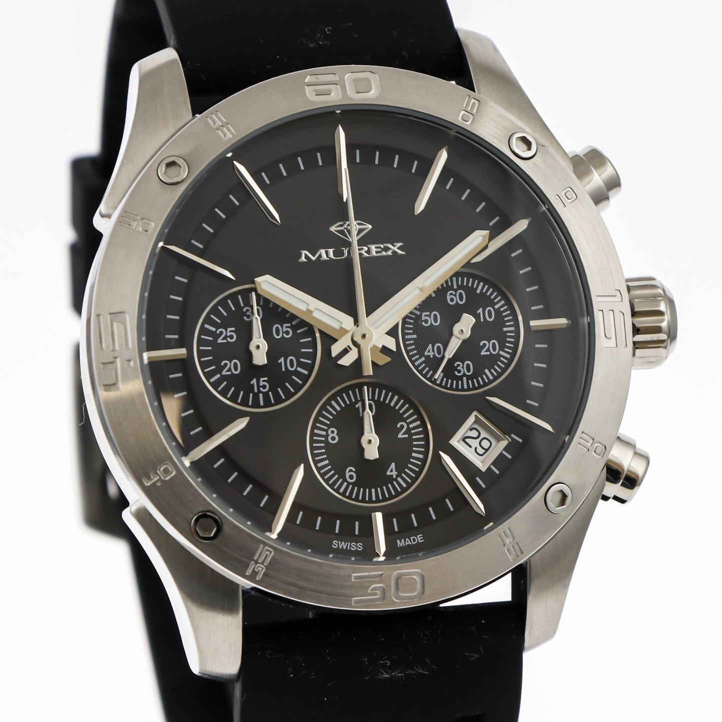 Murex • Swiss Chronograph Watch • Stainless Steel • Quartz • 46mm • MUC569