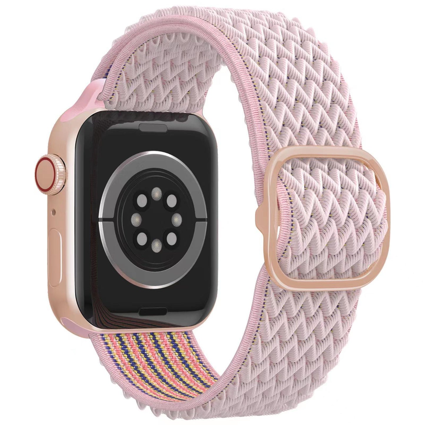 Adjustable Nylon Sport Band • Wave Pattern Strap • Apple Watch Compatible