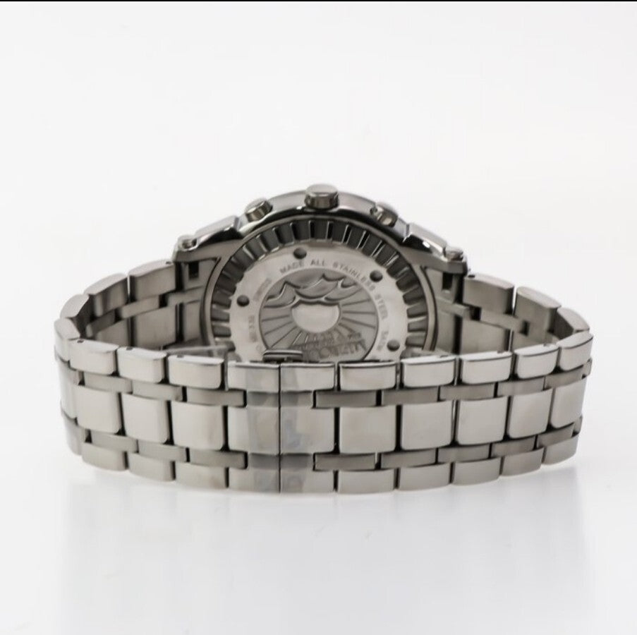 Mercury • ME335-SS-1 • Swiss Chronograph Watch • 45mm • Date SubDay  • 5 ATM