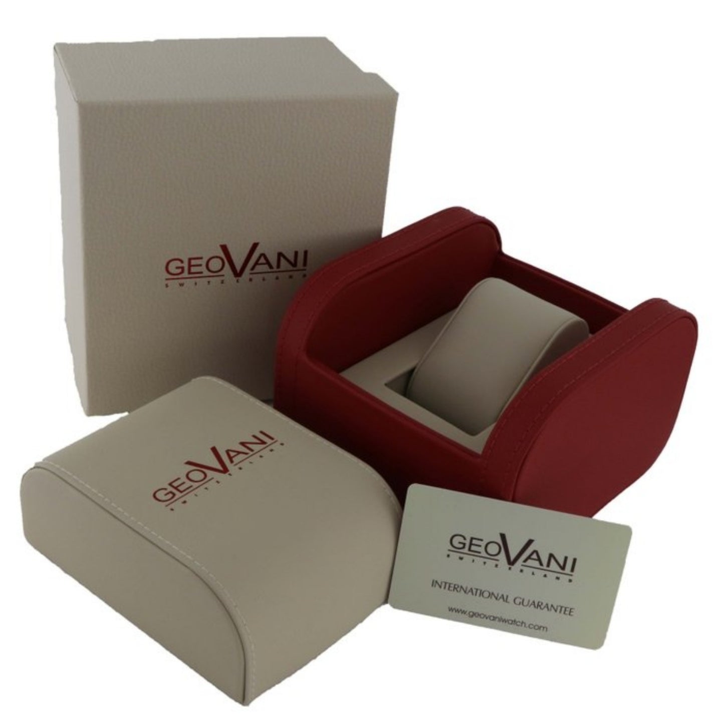 GEOVANI • Swiss Watch • Stainless Steel • Gemmed Bezel • 38mm Quartz 3ATM GOL511