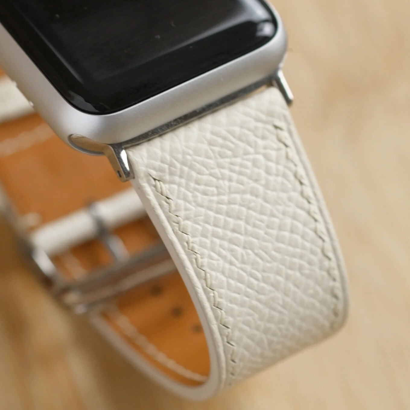 Vintage Retro Palmar Leather Strap • Compatible Apple Watch • 38/40/41mm