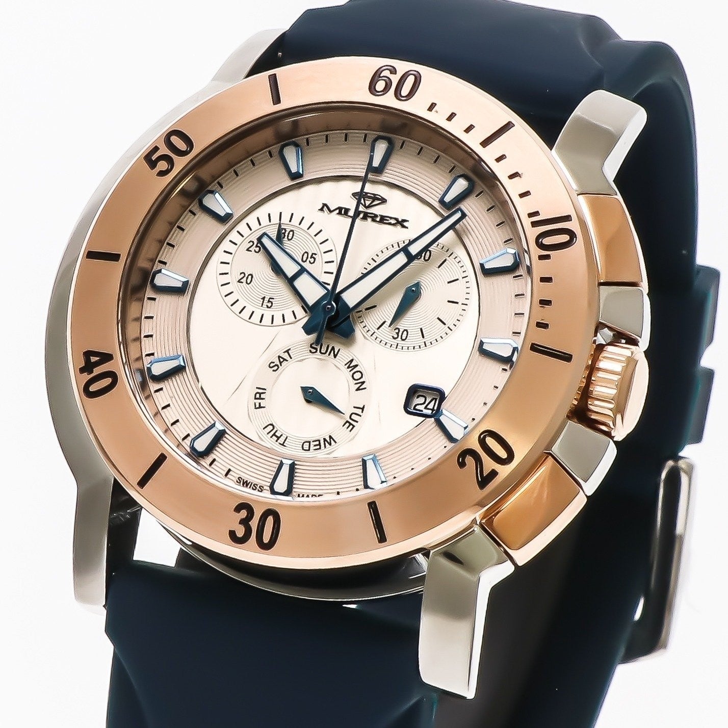 Murex • Swiss Chronograph Watch • Stainless Steel • Quartz • 48mm • MUC578