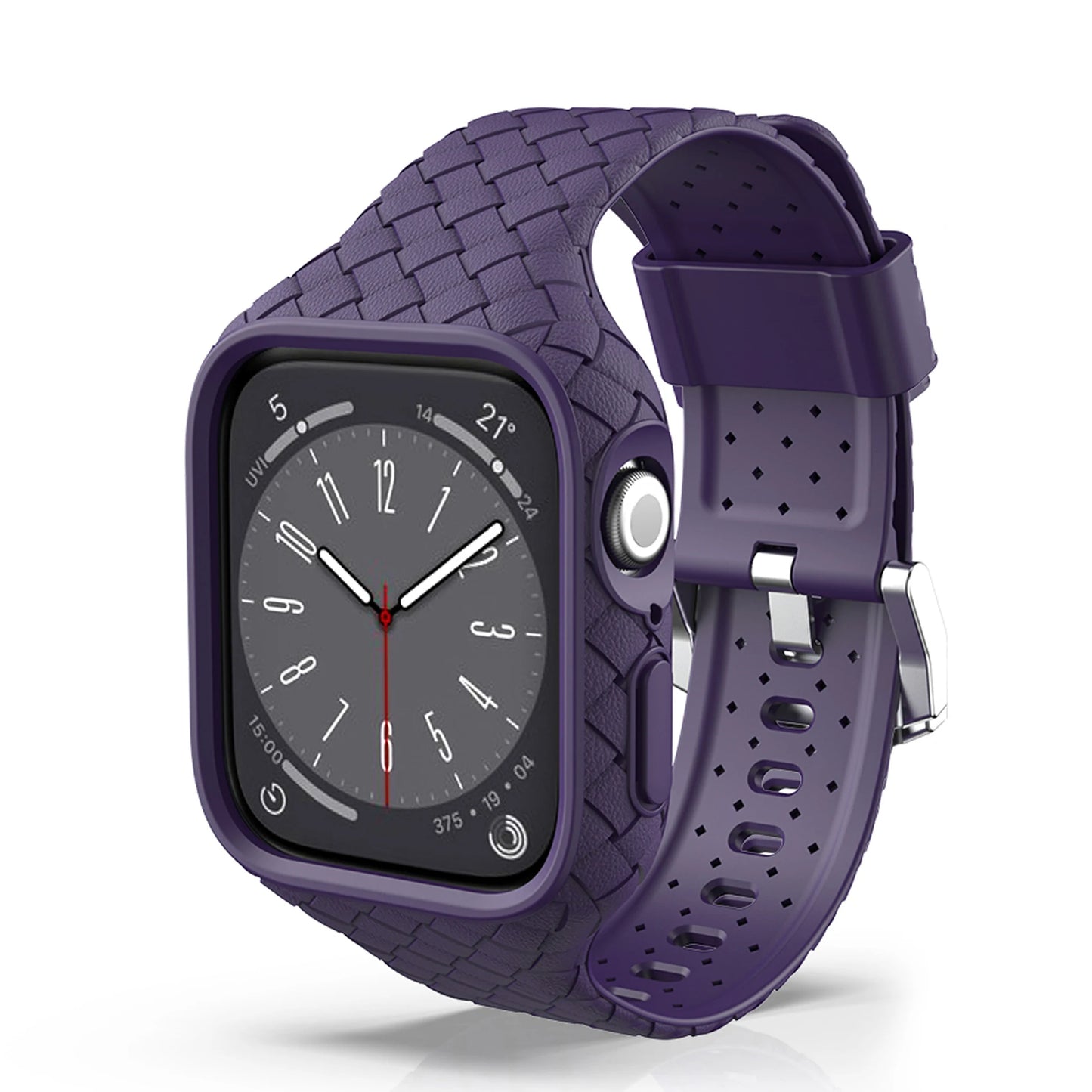 Silicone Strap Compatible with Apple Watch • Soft Sport Band • 38mm 40mm 41mm