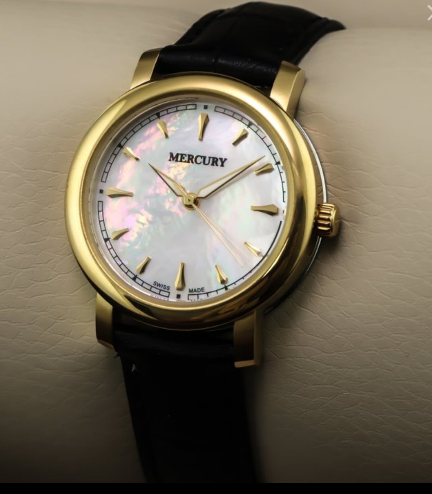 Mercury • Swiss Watch • PVD Gold Stainless Steel • 33mm Quartz • 5ATM • ME380