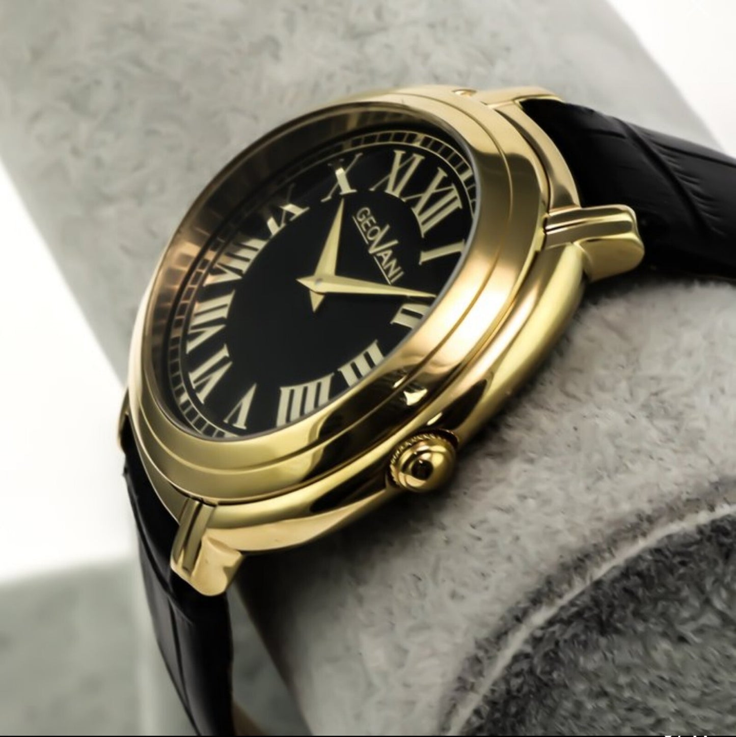 Geovani • Swiss Watch • Stainless Steel PVD Gold • 42.90mm • Quartz 3ATM •GOB503