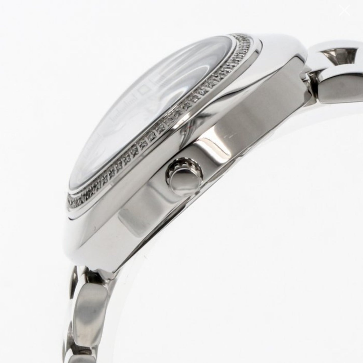 GEOVANI • Swiss Watch • Stainless Steel • Gemmed Bezel • 38mm Quartz 3ATM GOL511