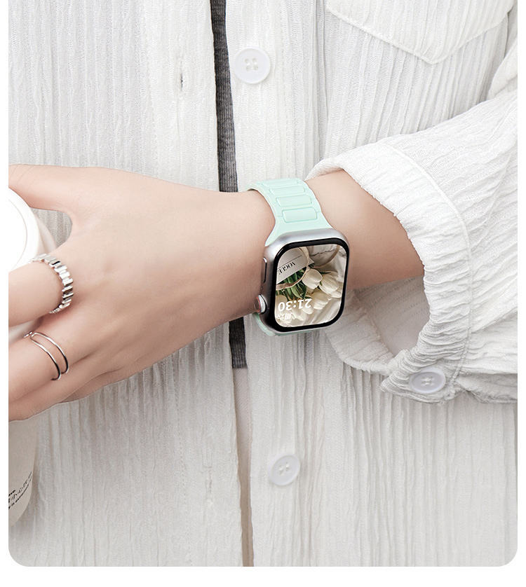 Sport Band • Soft Silicone Strap for Women • Apple Watch Compatible