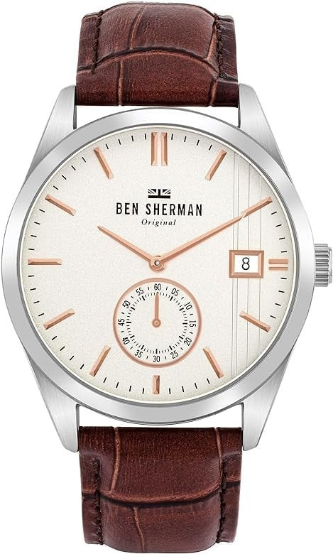 Ben Sherman Men Watch • Spitalfields Heritage • 43mm • Quartz • 3ATM • WB039T