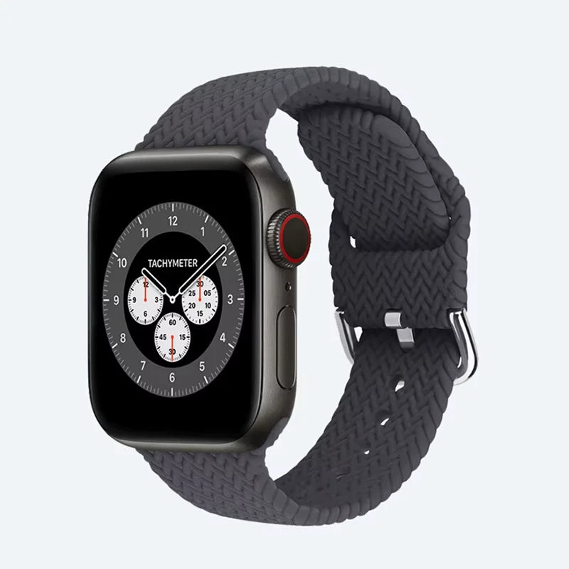 Breathable Silicone Sport Band for Apple Watch All Series Adjustable 24 Colors