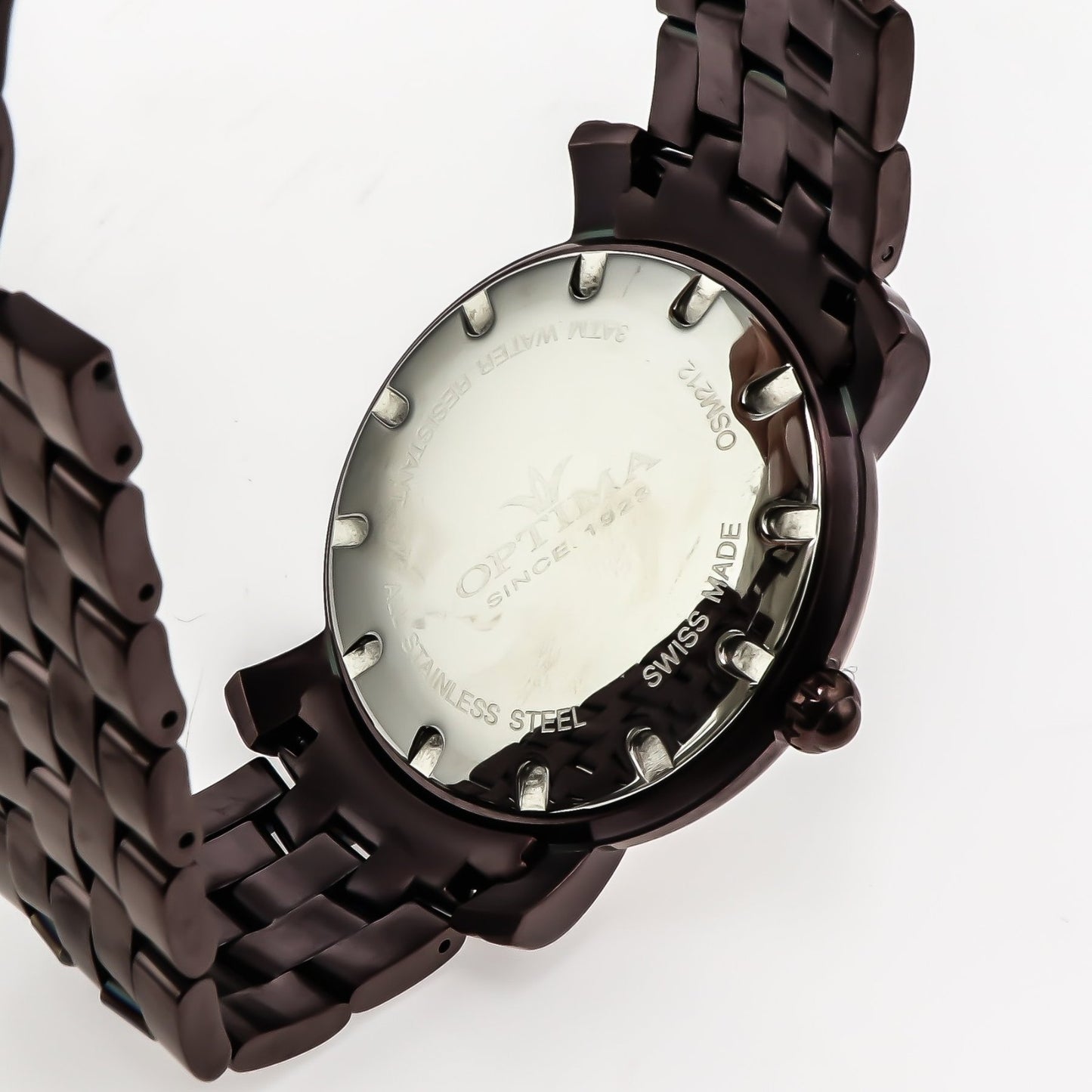 Optima • Swiss Watch • Stainless Steel • 43mm • Quartz • 3ATM • OSM212