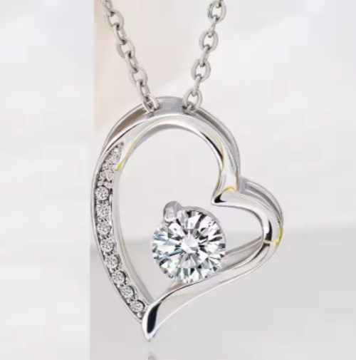 Heart Classic Zircon • Forever Love • Stainless Steel Jewelry Necklace