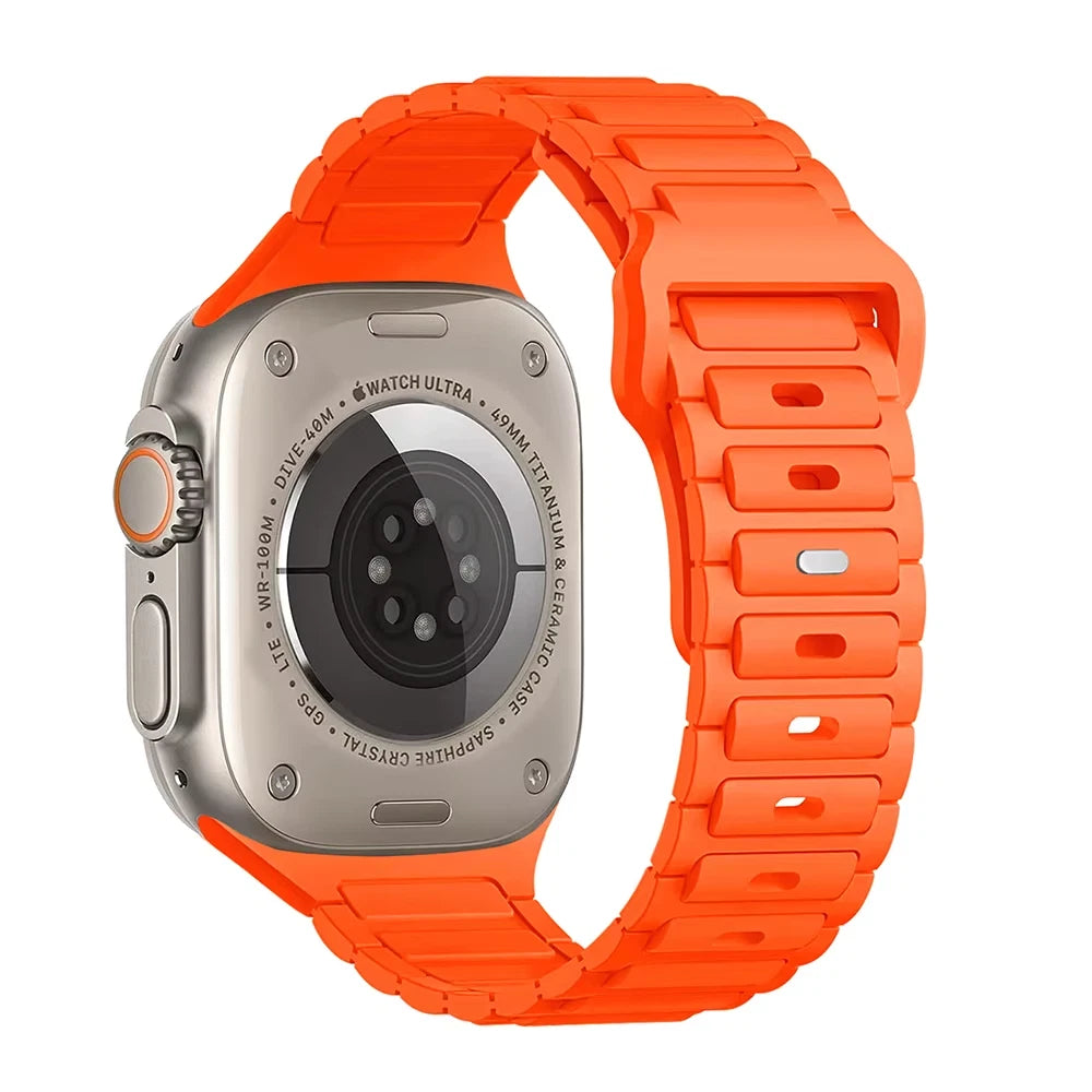 24 Colors • Breathable Adjustable Silicone Sport Band for Apple Watch All Series
