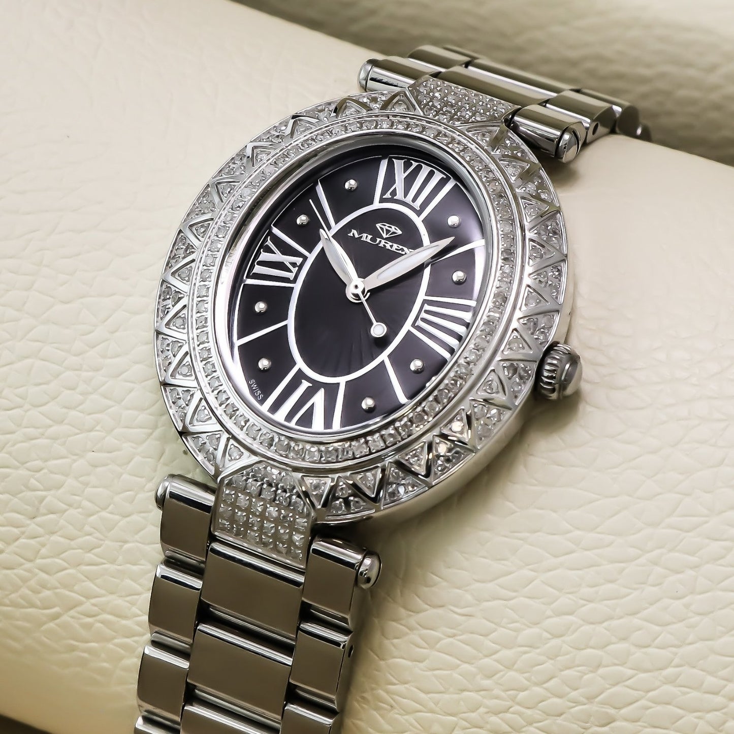 Murex • Swiss Diamond Watch • 198 SI White Diamonds 1.41ct • Quartz • MUL507
