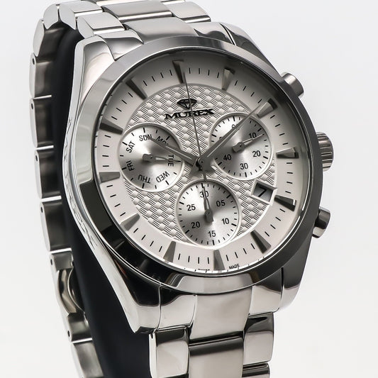 Murex • Swiss Chronograph Watch • Stainless Steel • Quartz • 44mm • MUC612