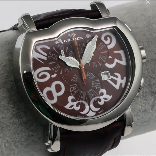 MUREX • 42x52.00mm • Swiss Chronograph Watch • Quartz • Brown • WR30M • ISC792