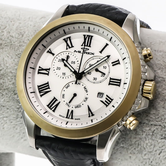 Murex • Swiss Chronograph Watch• Stainless Steel • Quartz • 47mm • 5ATM • MUC539