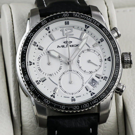 Murex • Swiss Chronograph Watch • Stainless Steel • Quartz • 45mm • MUC540