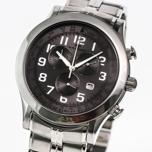Murex • Swiss Chronograph Watch • Stainless Steel • 47mm • Quartz • 5ATM