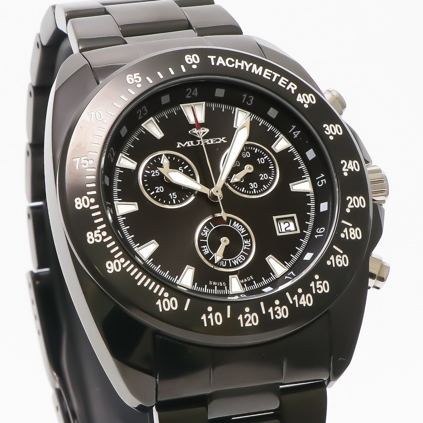 Murex • Swiss Chronograph Watch • Stainless Steel • 44mm • Quartz • ISC719