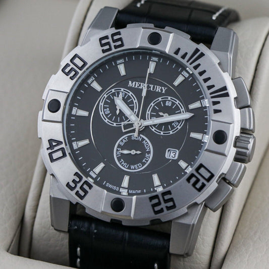 Mercury • 44mm • Swiss Chronograph • Date • 5 ATM • ME10225-SL-3