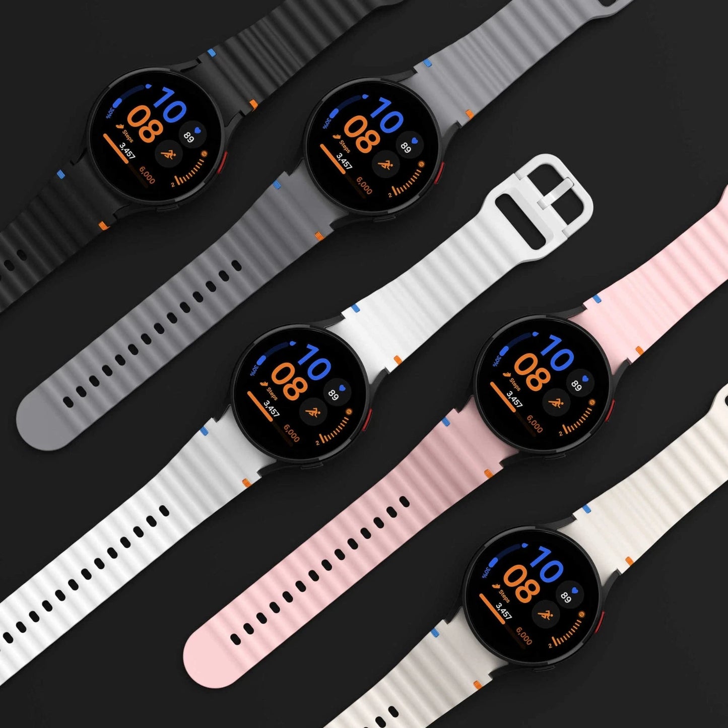 Sport Band for Apple Watch 38/40/41 S10 9 8 SE & 42/44/45/46/49/Ultra Silicone