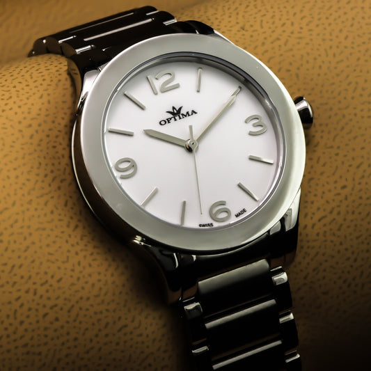 Optima • Swiss Watch • Stainless Steel • Quartz • 39mm • 5ATM • OSL352