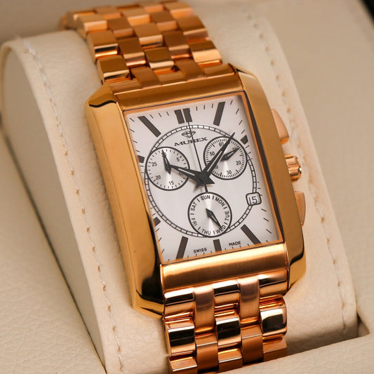 Murex • Swiss chronograph Watch • Stainless Steel • 46x33 mm 3ATM • ISC842-RR-1
