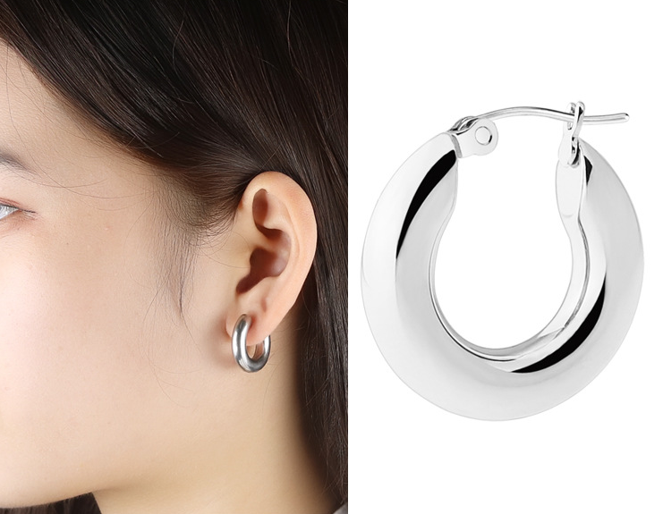 14K Gold • 3 Pack Hoop Earrings • 1 Set Each 20/25/30mm • Bundle Save More!