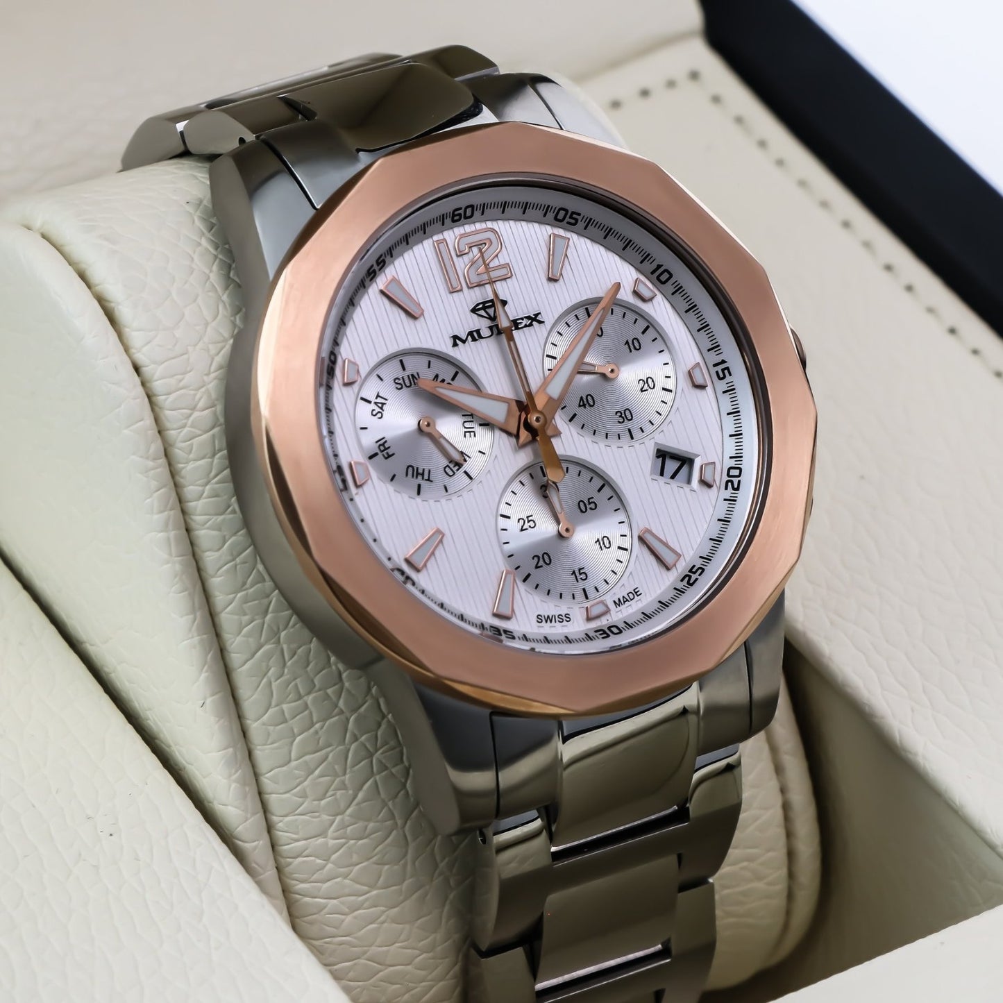 Murex • Swiss Chronograph Watch • Quartz • 44.7mm • 5ATM • MUC605