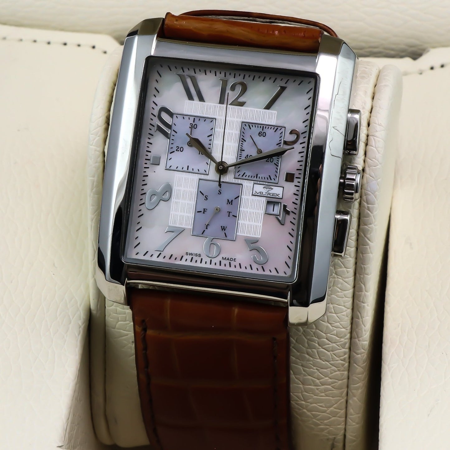 Murex • Swiss Chronograph Watch • Stainless Steel • 41x47mm • Quartz • 3ATM