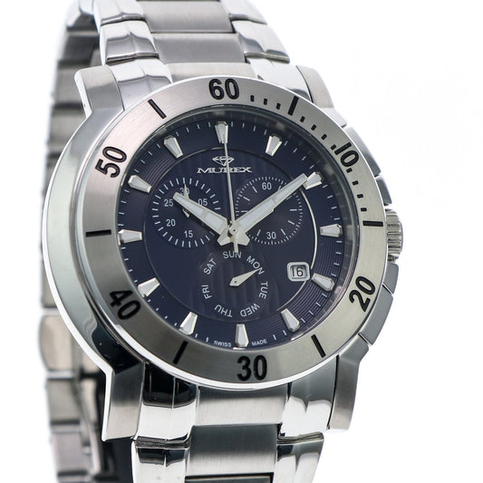 Murex • Swiss Chronograph Watch • Stainless Steel • Quartz 48mm • 5ATM • MUC578
