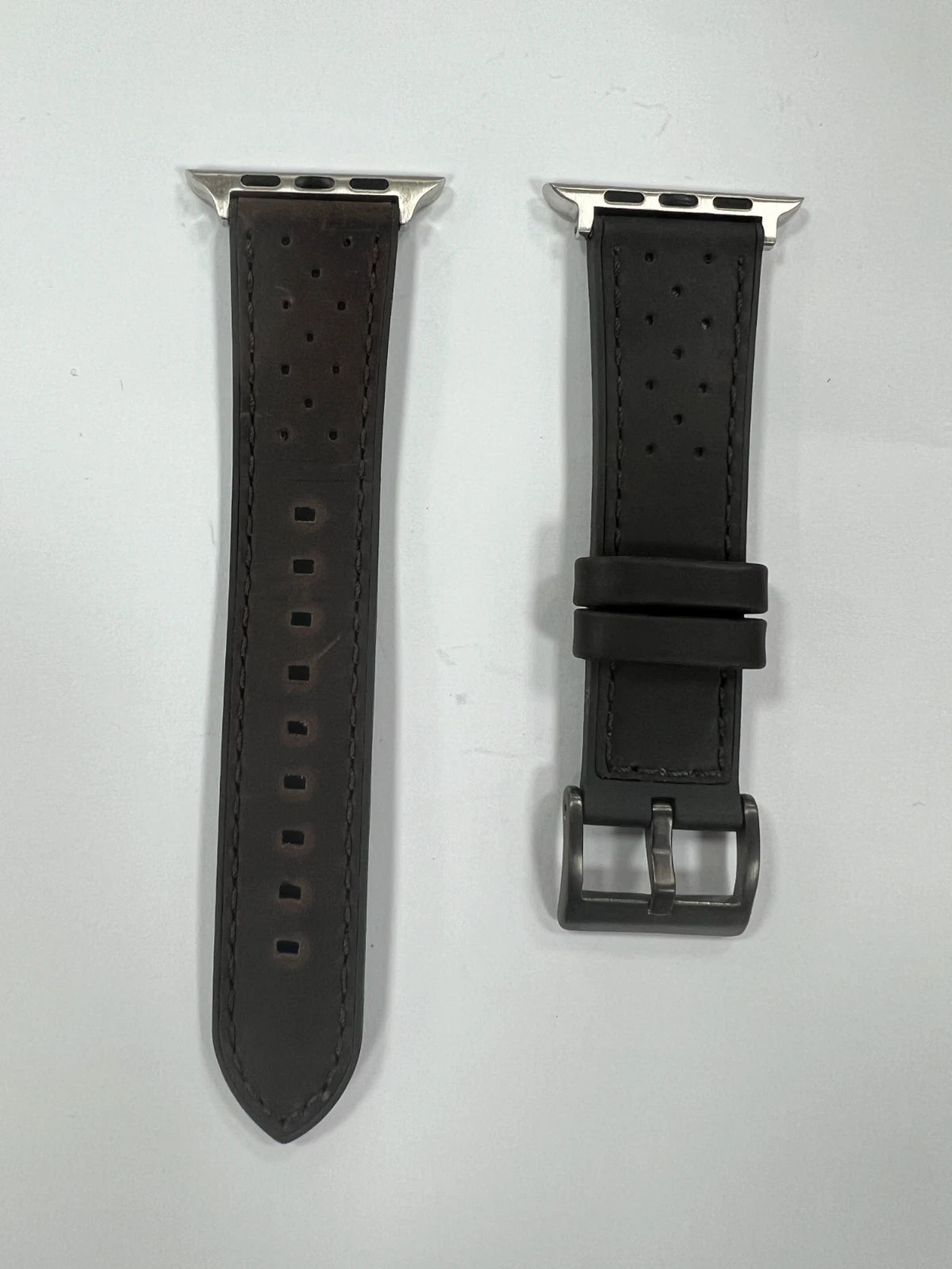 Calf Leather Band for Apple Watch 38/40/41 S10 9 8 SE & 42/44/45/46/49/Ultra