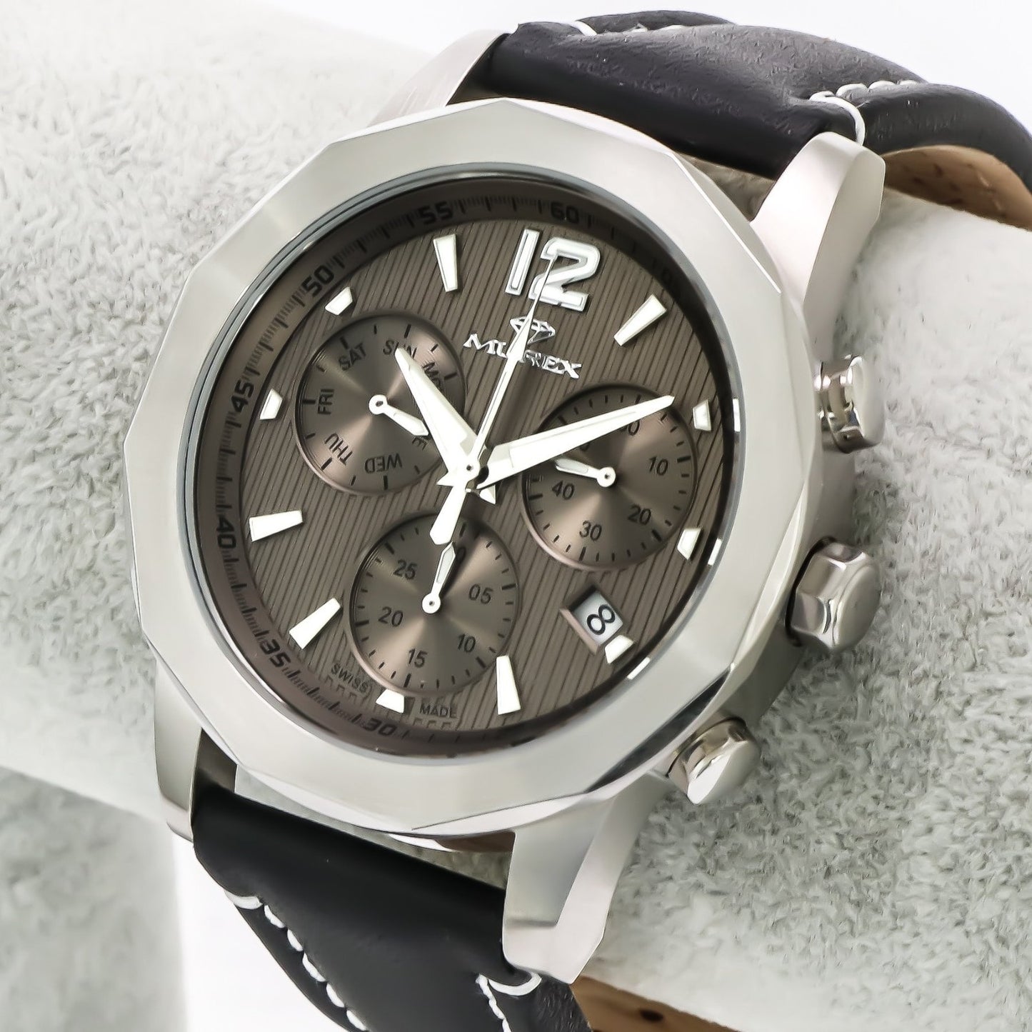 Murex • Swiss Chronograph Watch • Stainless Steel • Quartz • 44.7mm • MUC605