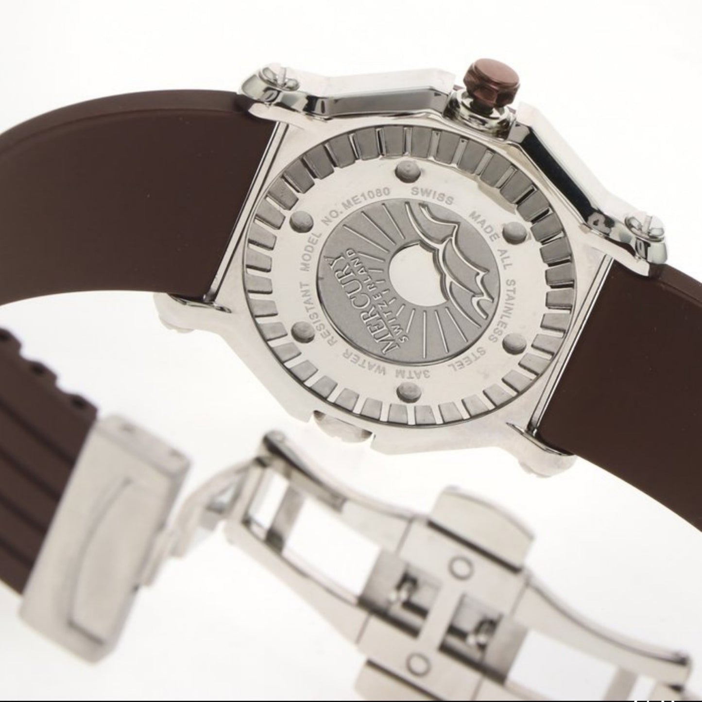 Mercury • Swiss Watch • Stainless Steel Quartz 39.50mm • Date • ME1080-SCX-1
