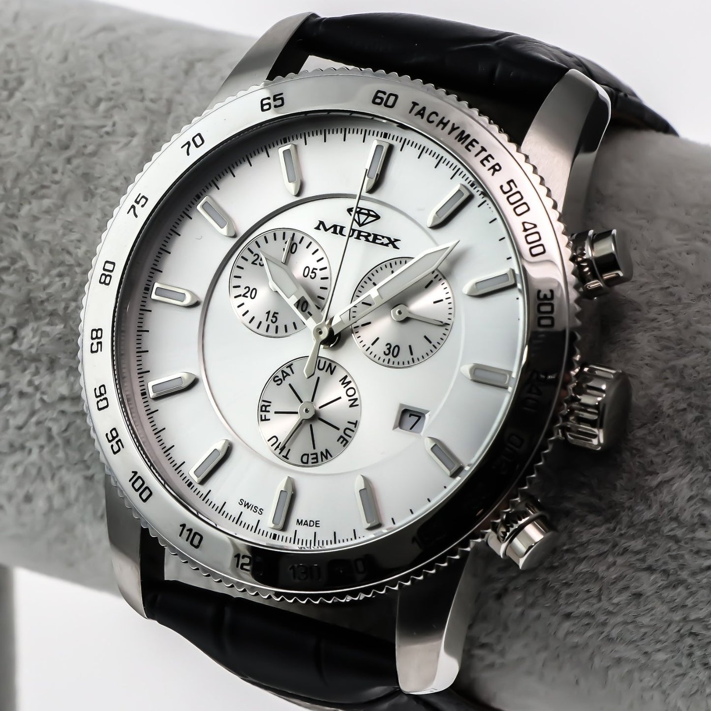 Murex • Swiss Chronograph Watch • Stainless Steel • Quartz • 44.5mm • MUC591