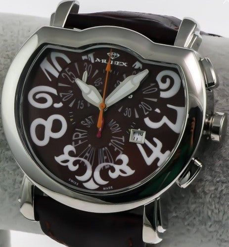 MUREX • 42x52.00mm • Swiss Chronograph Watch • Quartz • Brown • WR30M • ISC792