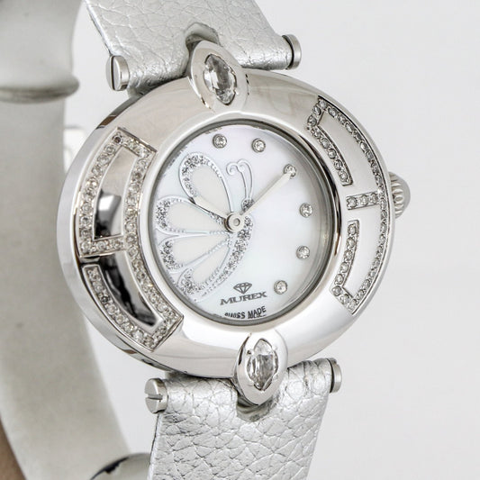 Murex • Swiss Diamond Watch • 74 SI White Diamonds .42ct • 35x30mm • RSL955