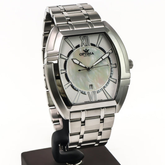 Optima • Swiss Watch • Stainless Steel • 43mm • Quartz • 3ATM • OSM239