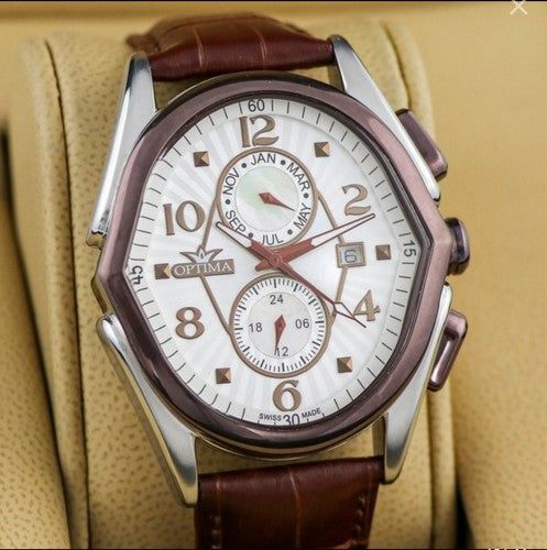 OPTIMA • OSC272 • 42x44.5mm • Swiss Watch • Date SubDay • Dual Time
