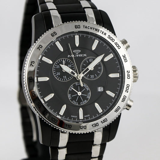 Murex • Swiss Chronograph Watch • Bi Color Stainless Steel • 44.5mm • MUC591