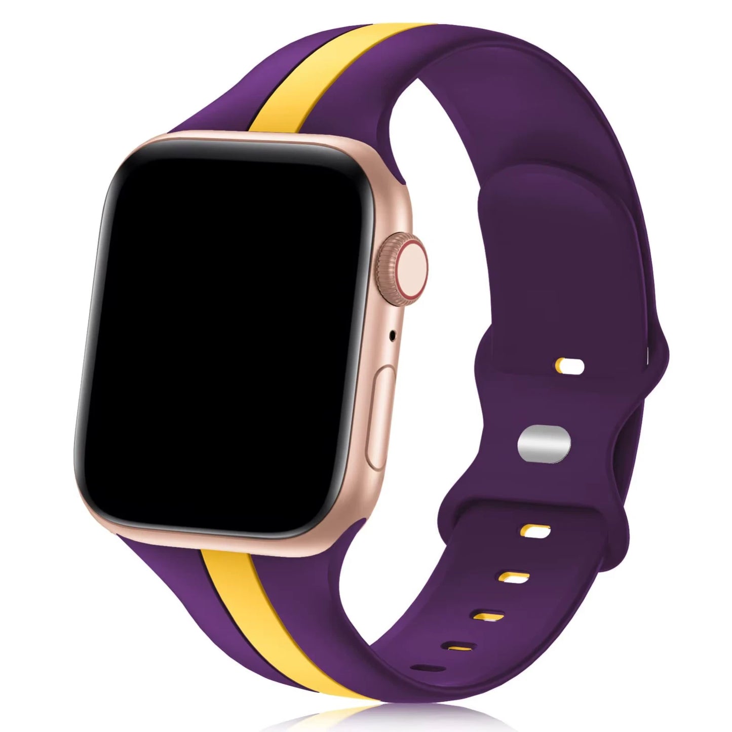 Sport Band for Apple Watch 38/40/41 & 42/44/45/46/49/Ultra Silicone Adjustable