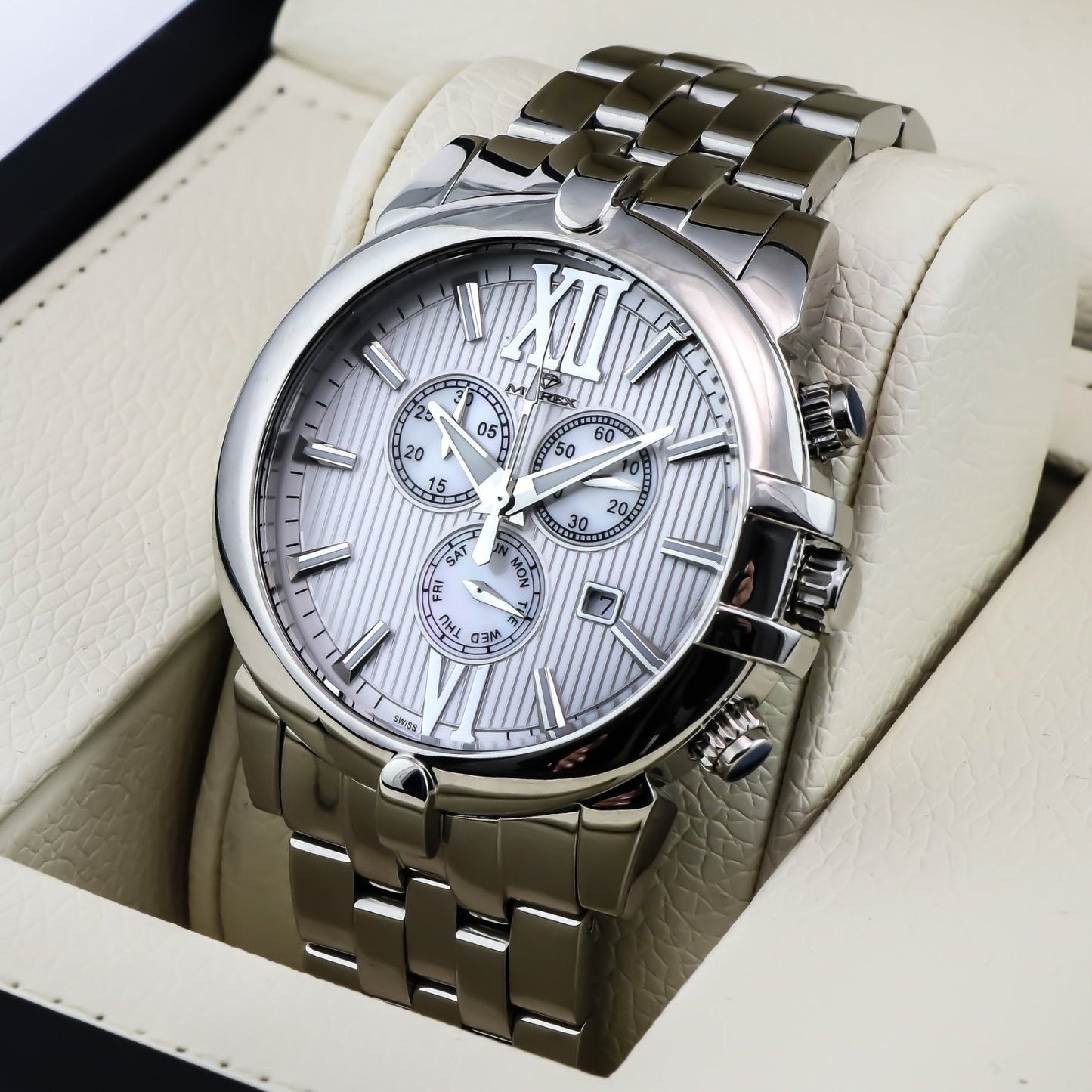 Murex • Swiss Chronograph Watch • Stainless Steel • 45 mm • 5 ATM • MUC512